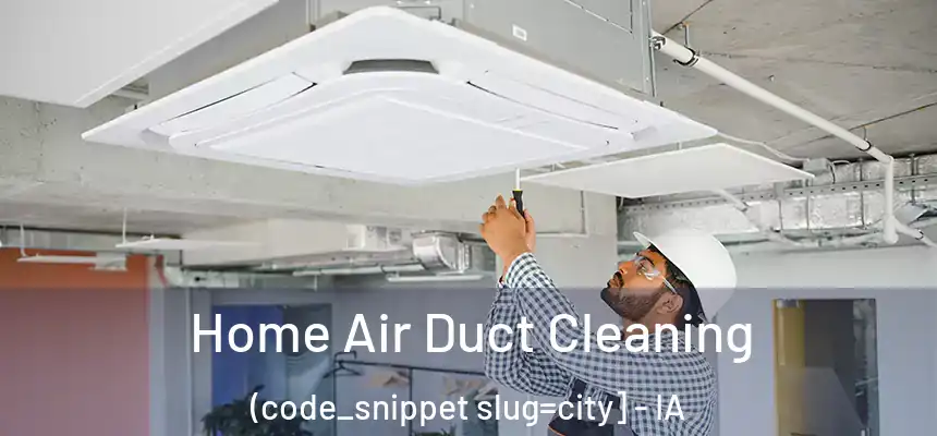  Home Air Duct Cleaning (code_snippet slug=city] - IA